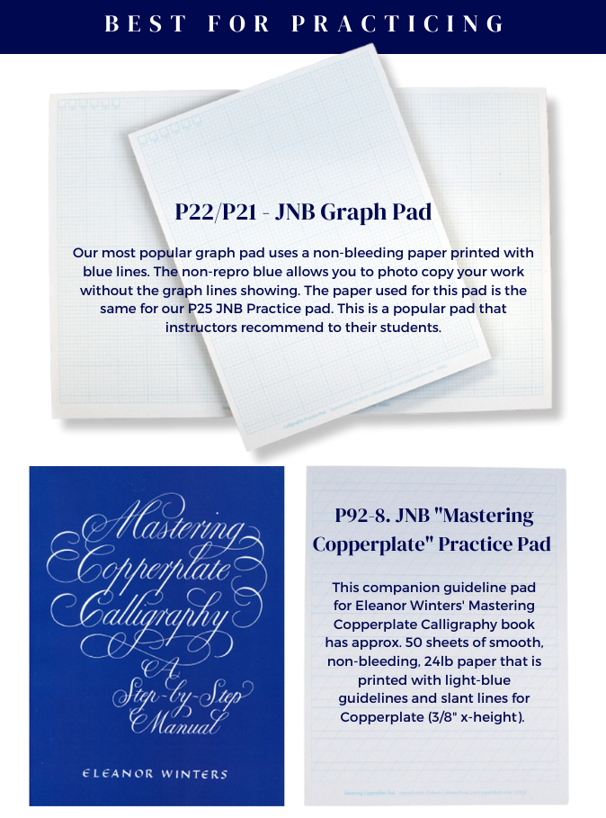 Logos Calligraphy Copperplate Pad - John Neal Books